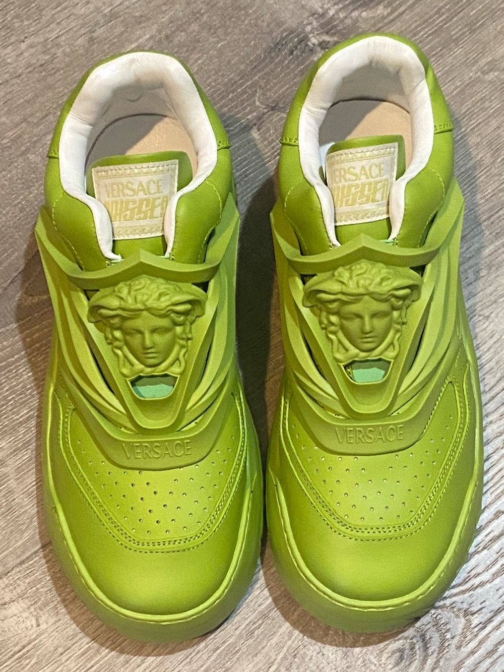 Versace Lime Green Odissea Sneakers